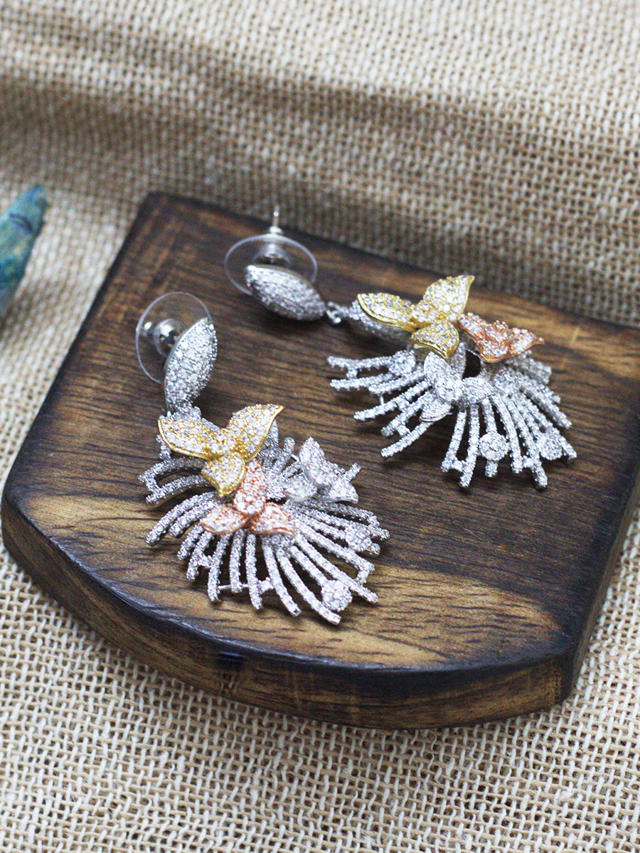 3 Tone Earrings